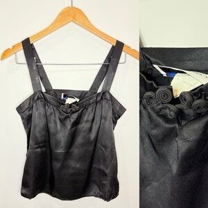 Prophecy Elegant Black Women's Cami Top (Sz 4)